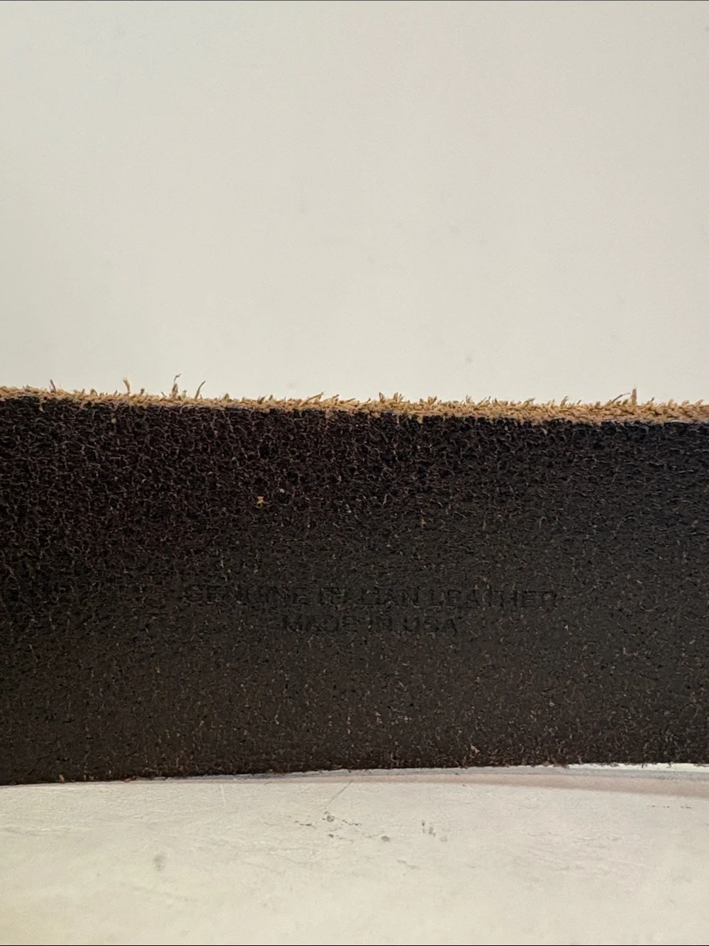 J.Crew Brown Genuine Leather Double Prong Silver Grommet Large Buckle Belt 36